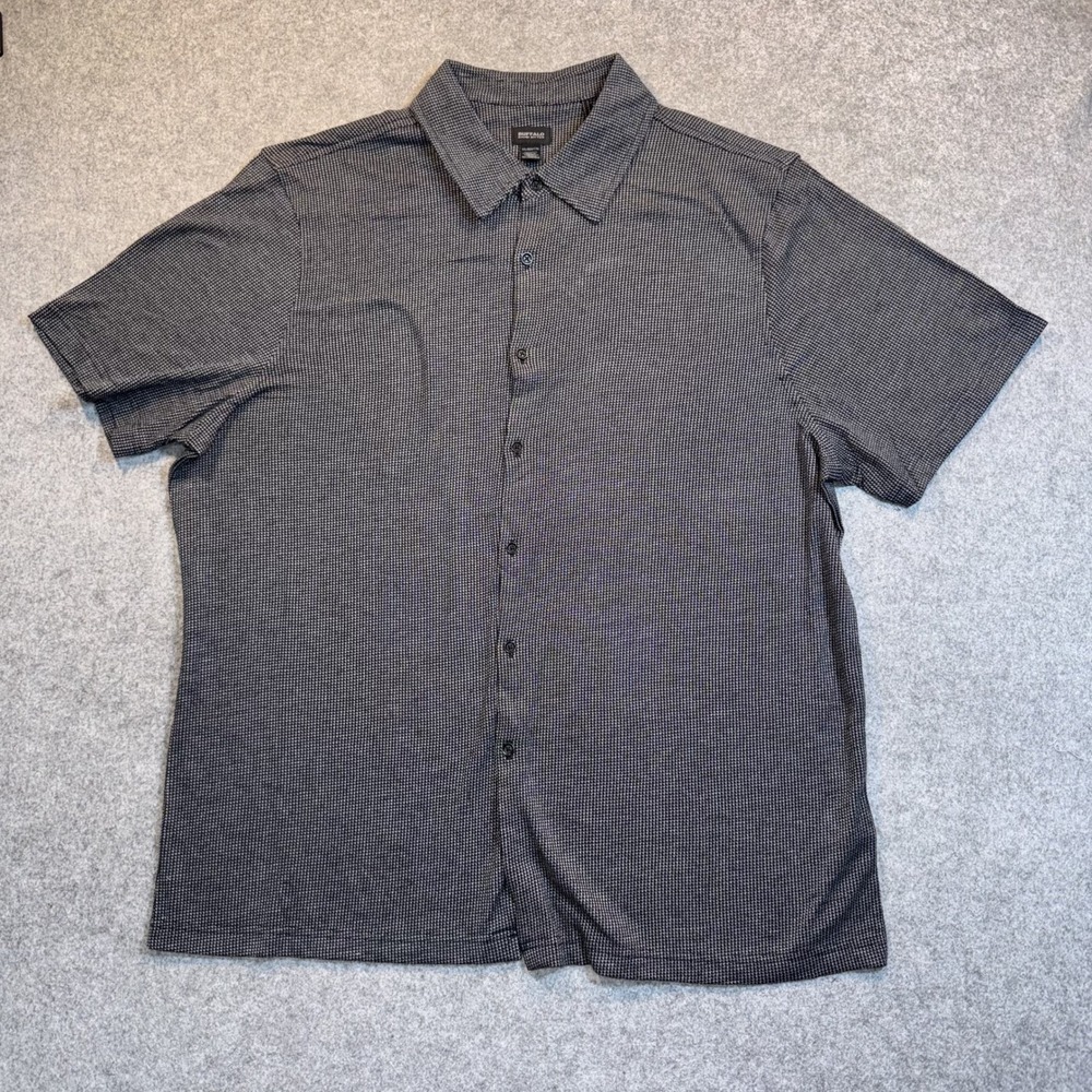 Buffalo David Bitton Button Down XXL Grey Micro Pattern Cotton‎ Blend